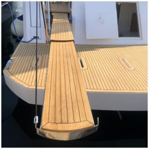 Passerella In Teak Gommata – Longitudinale